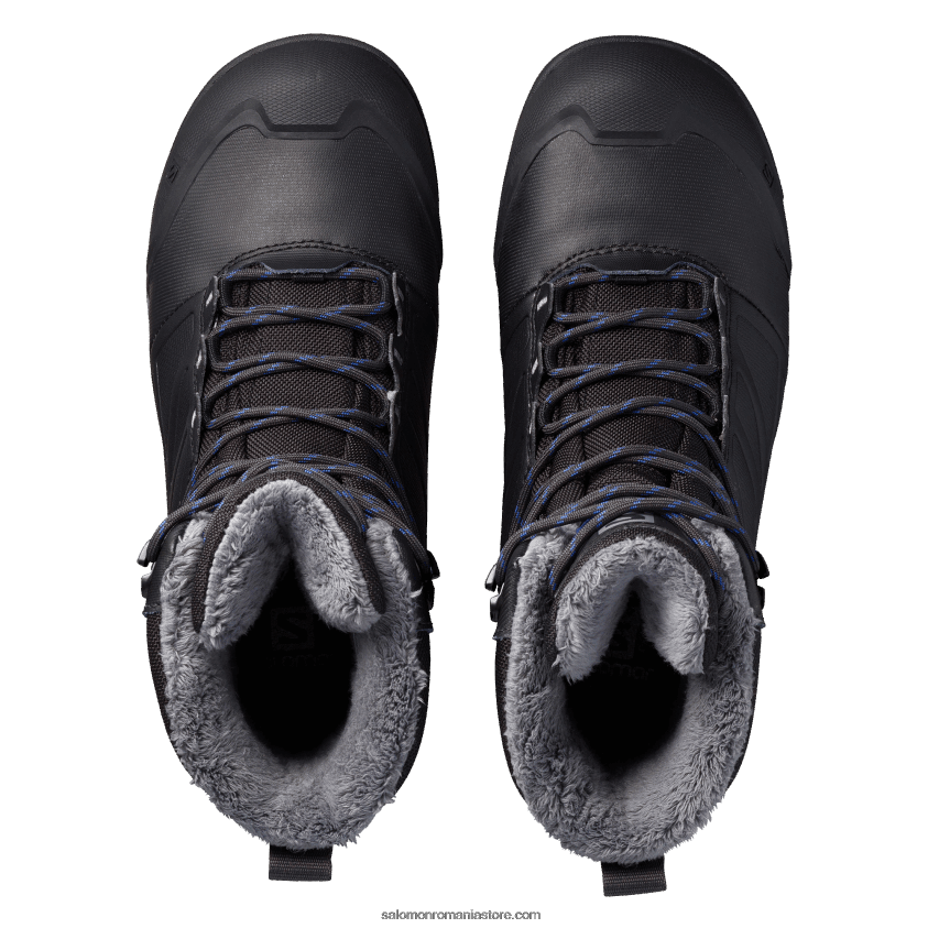Salomon fantomă/negru/amparo albastru cizme de iarna dama - toundra pro clima waterproof 6D8X2J783