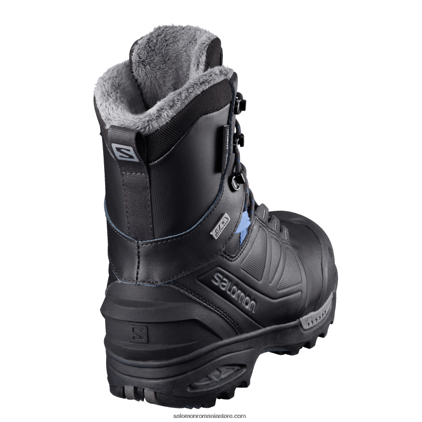 Salomon fantomă/negru/amparo albastru cizme de iarna dama - toundra pro clima waterproof 6D8X2J783