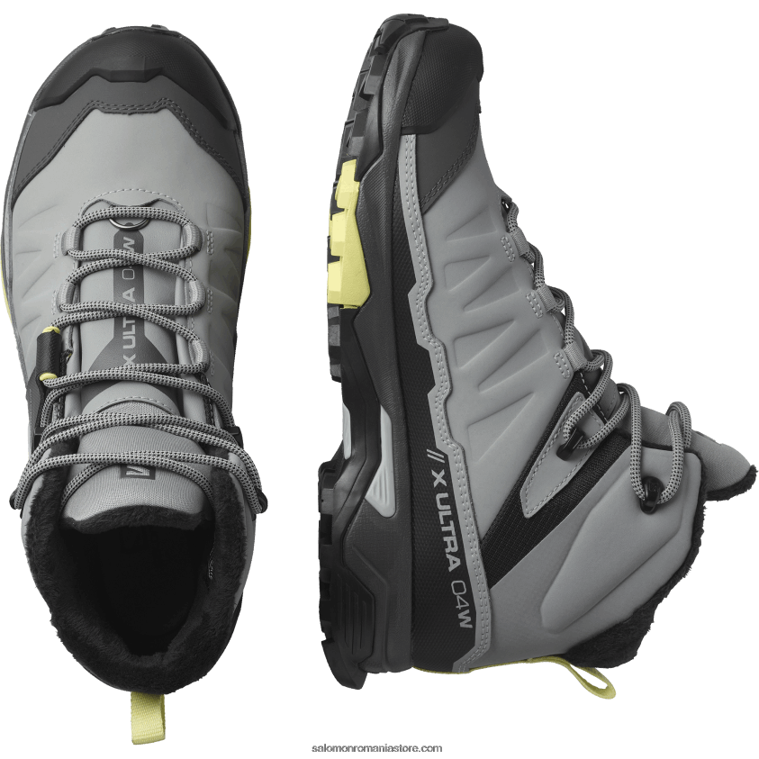 Salomon monument/negru/charlock cizme de iarna dama - x ultra 4 mid winter thinsulate clima waterproof 6D8X2J786