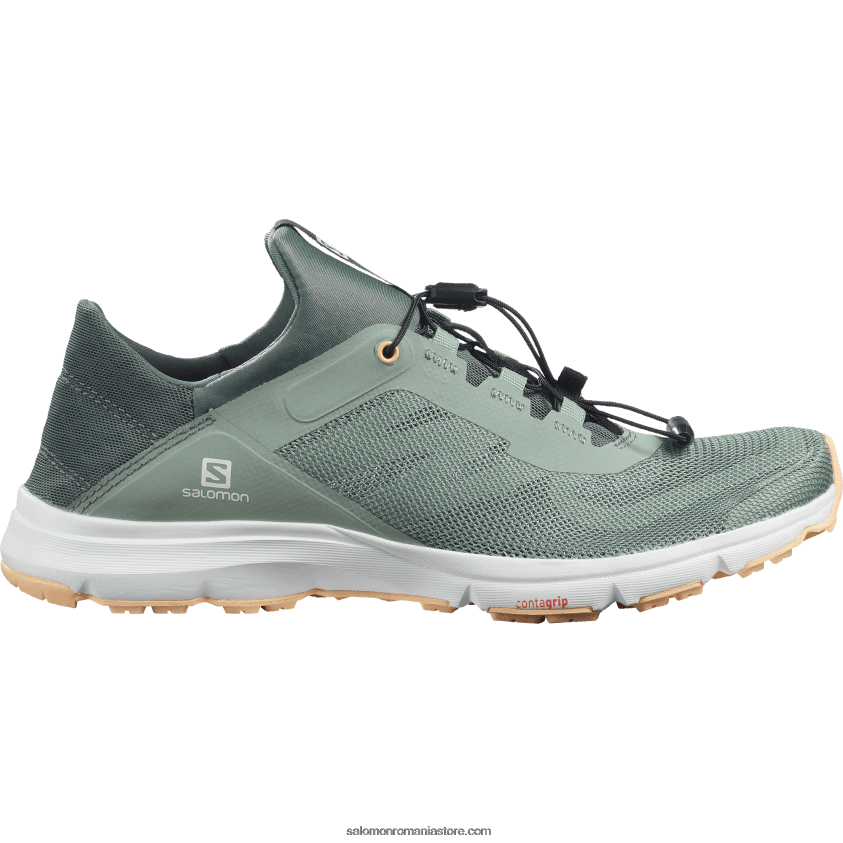 Salomon mediu verde/verde balsam/cremă de migdale sandale dama - amphib bold 2 6D8X2J791