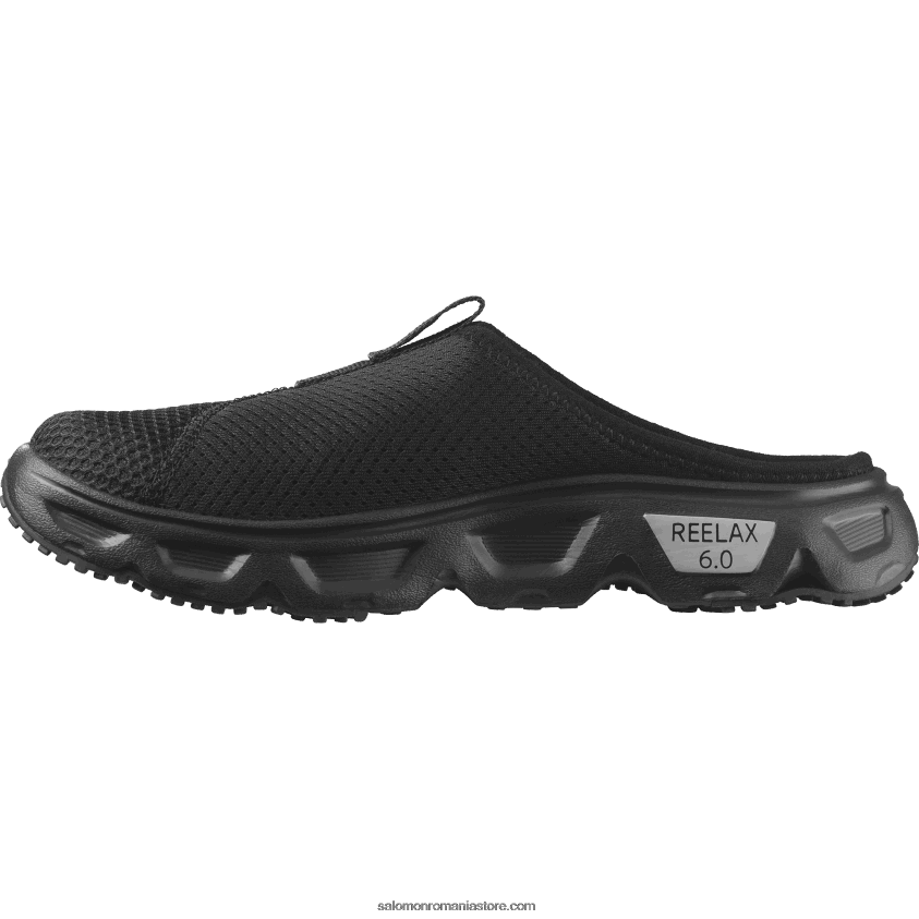 Salomon negru/aliaj pantofi de recuperare dama - reelax slide 6.0 6D8X2J1549