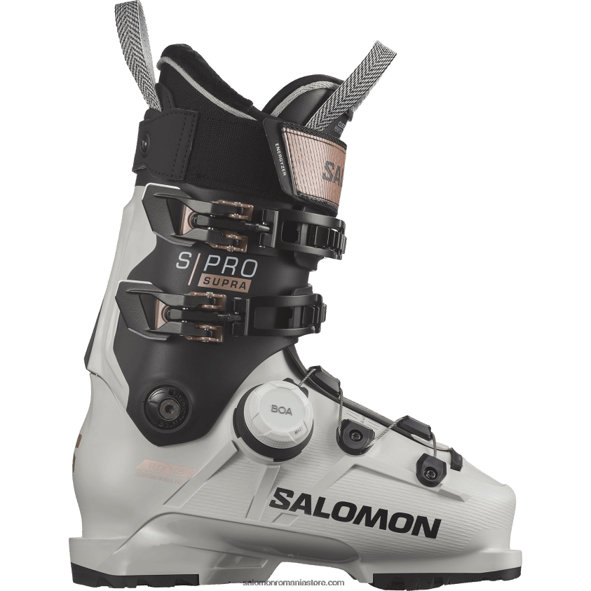 Salomon aurora gri/negru/aur roz cizme de pe pista dama - s/pro supra boa 105 6D8X2J1039