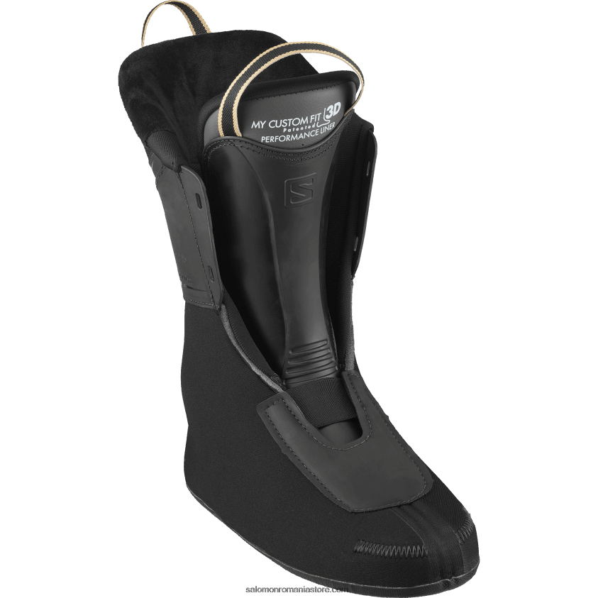 Salomon black/belluga/golden glaw cizme de pe pista dama - s/pro hv 90 6D8X2J1034