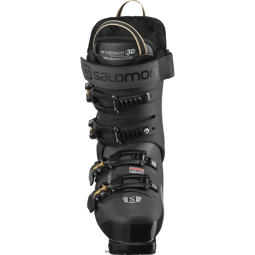 Salomon black/belluga/golden glaw cizme de pe pista dama - s/pro hv 90 6D8X2J1034