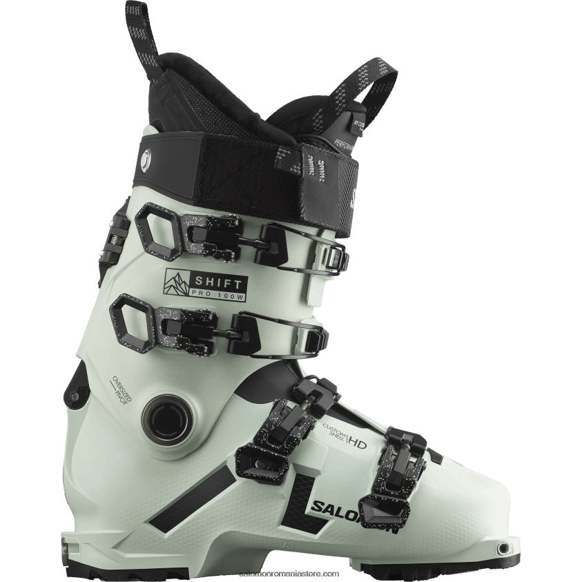 Salomon muschi alb/negru/alb cizme freeride dama - shift pro 100 la 6D8X2J1037