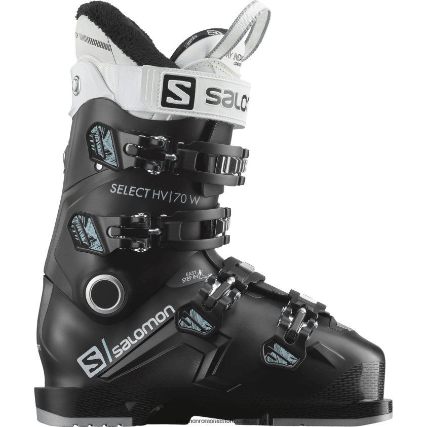 Salomon negru/albastru sterling/belluga ghete de damă pe pistă - select hv 70 6D8X2J1035