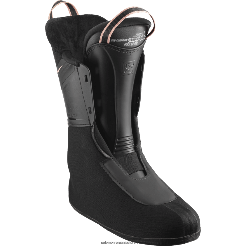 Salomon negru/aur roz/belluga cizme de pe pista dama - s/pro hv 100 6D8X2J1033