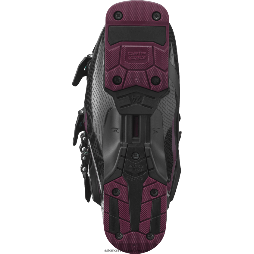 Salomon negru/burgandy/verde shift cizme de pe pista dama - s/pro mv 100 6D8X2J1030
