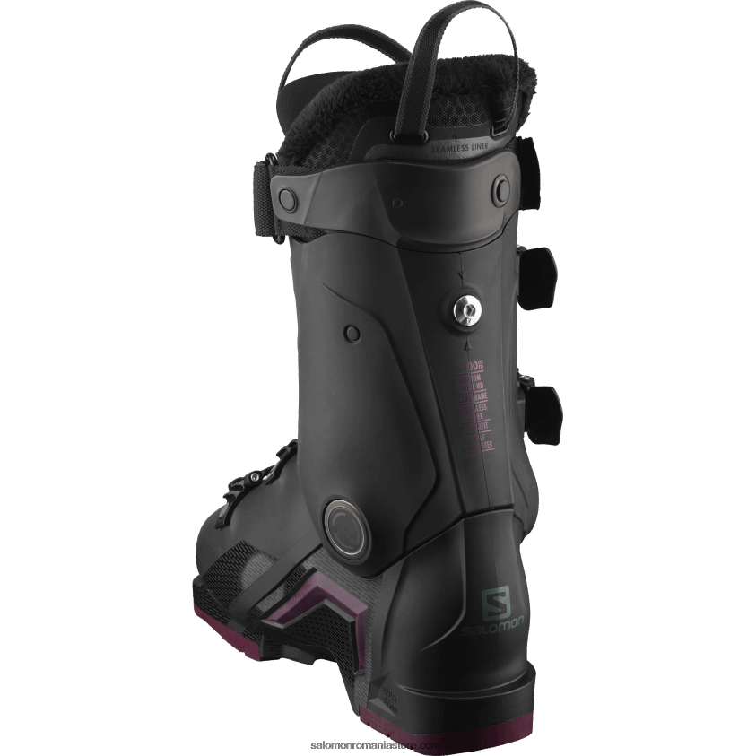Salomon negru/burgandy/verde shift cizme de pe pista dama - s/pro mv 100 6D8X2J1030