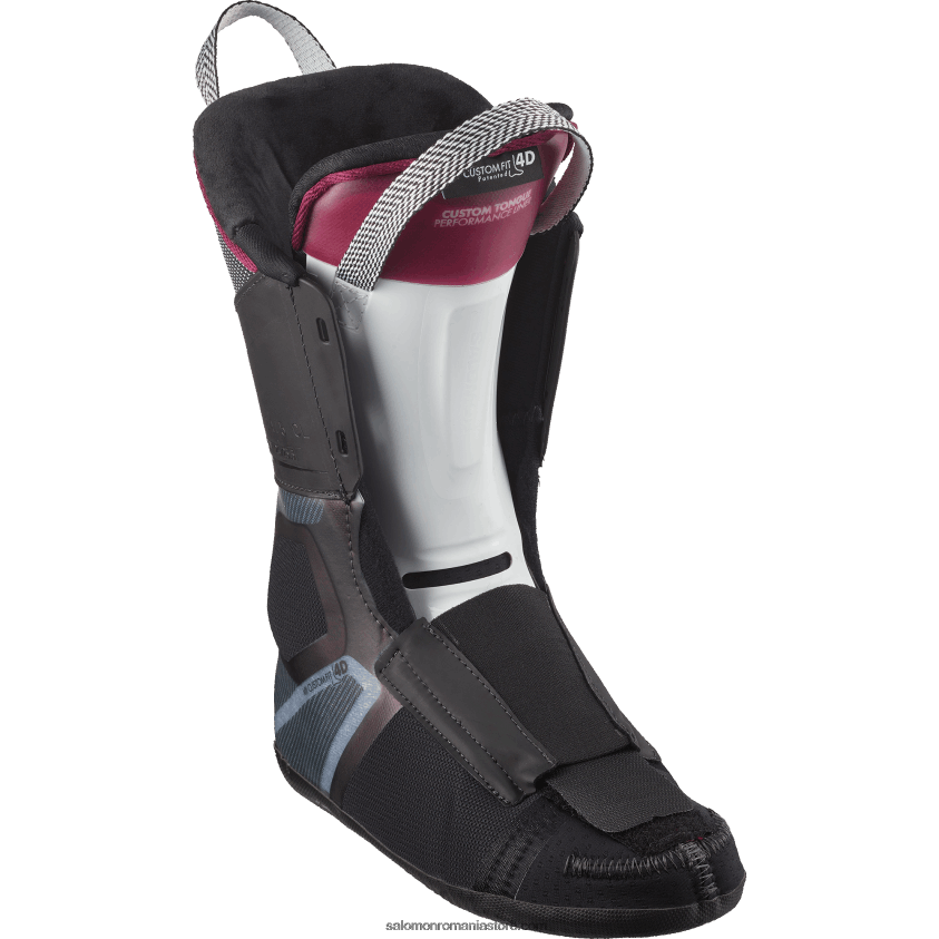 Salomon negru/cordovan/argintiu ghete pe pista dama - s/pro alpha 110 el 6D8X2J1027