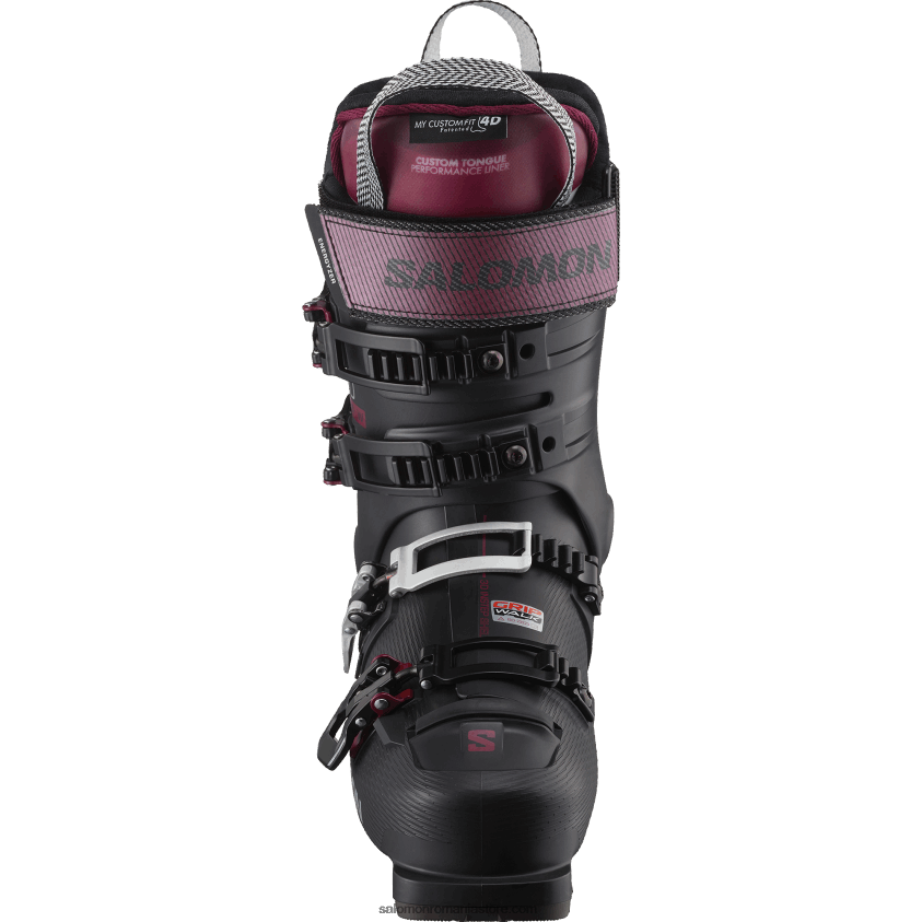 Salomon negru/cordovan/argintiu ghete pe pista dama - s/pro alpha 110 el 6D8X2J1027