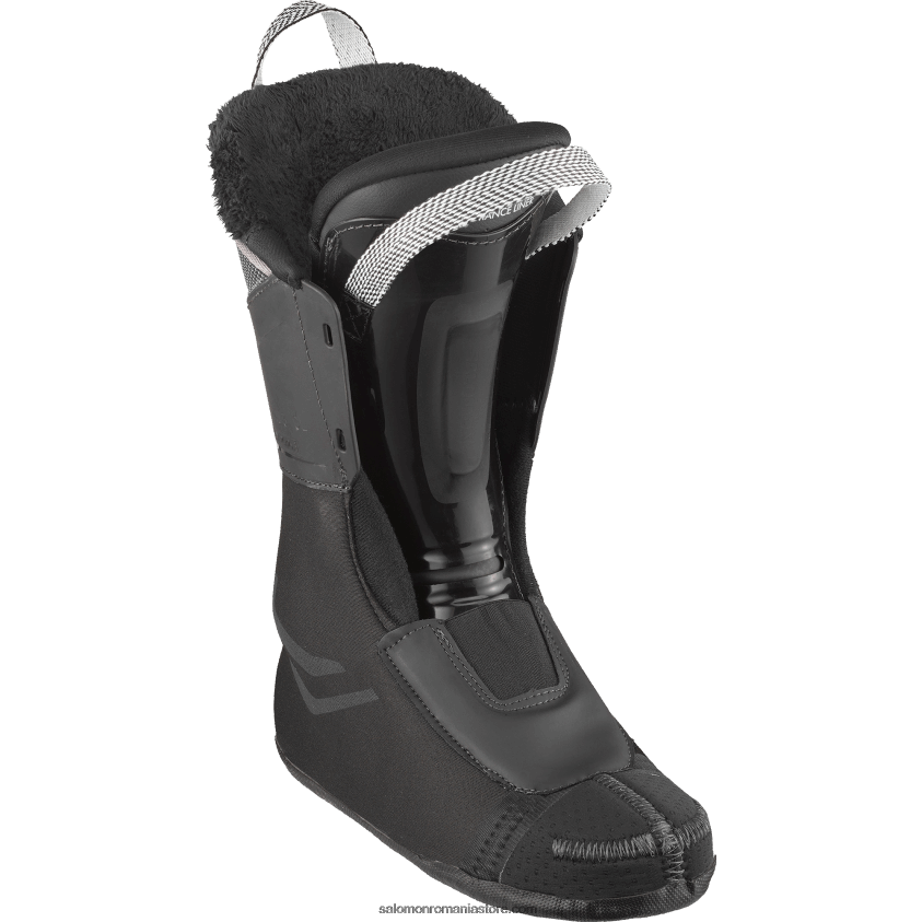 Salomon negru/roz aur metalic/argintiu cizme de pe pista dama - s/pro alpha 90 6D8X2J1029