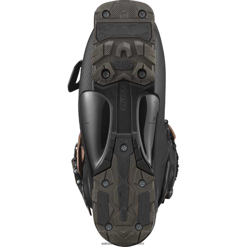 Salomon negru/roz aur metalic/argintiu cizme de pe pista dama - s/pro alpha 90 6D8X2J1029