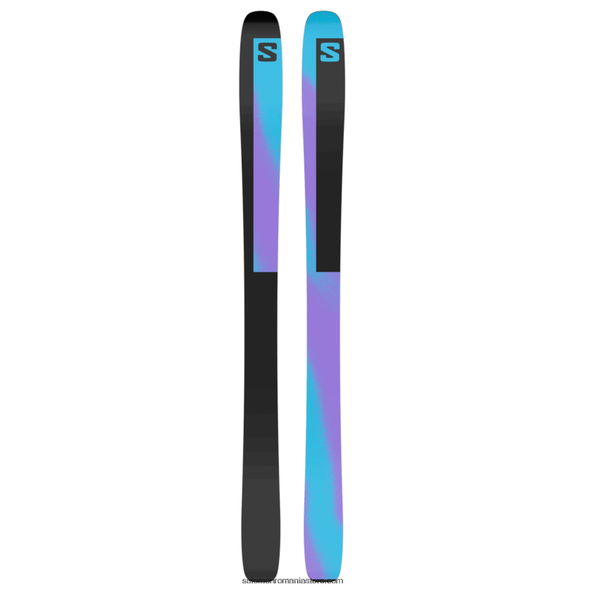 Salomon alb/albastru de cursă/albastru de proces schiuri freeride pentru femei - qst echo 106 6D8X2J1006
