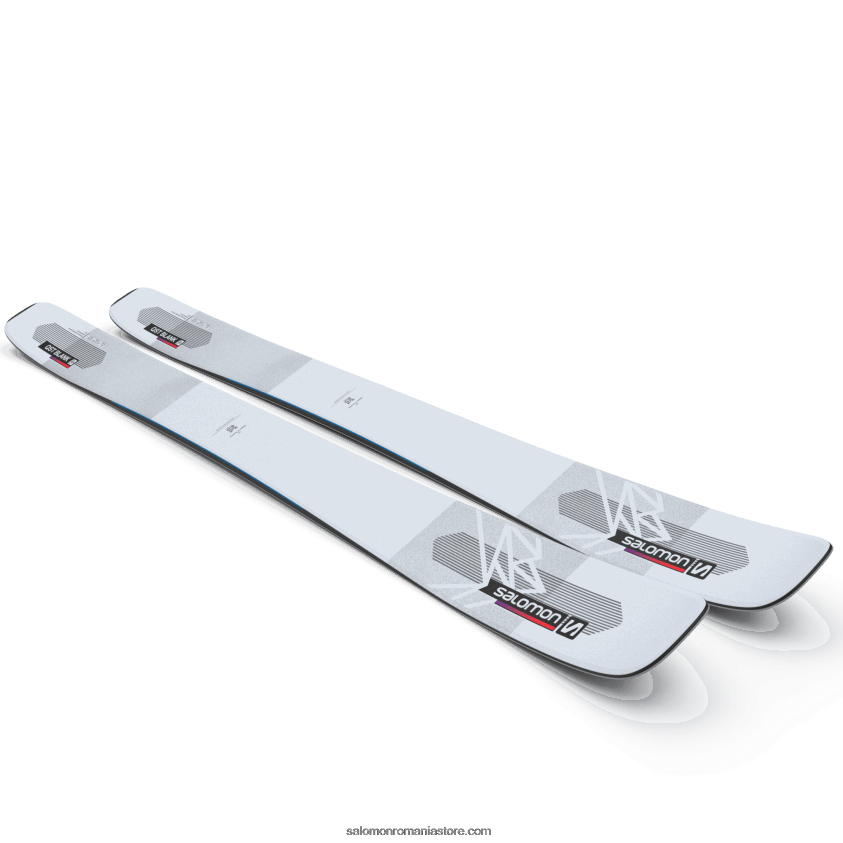 Salomon albastru iluzie/roșu/albastru de proces schiuri all-mountain pentru femei - qst blank 6D8X2J1000