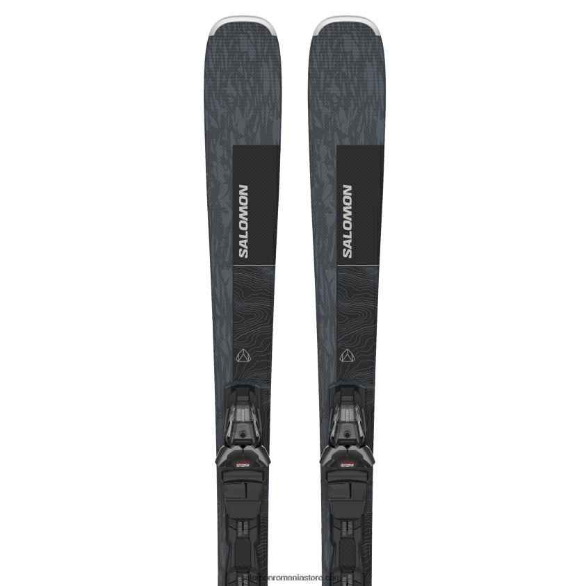 Salomon bering sea metalic/negru/argintiu pachet de schi all-mountain pentru femei - poziție 80 (și m11) 6D8X2J1026
