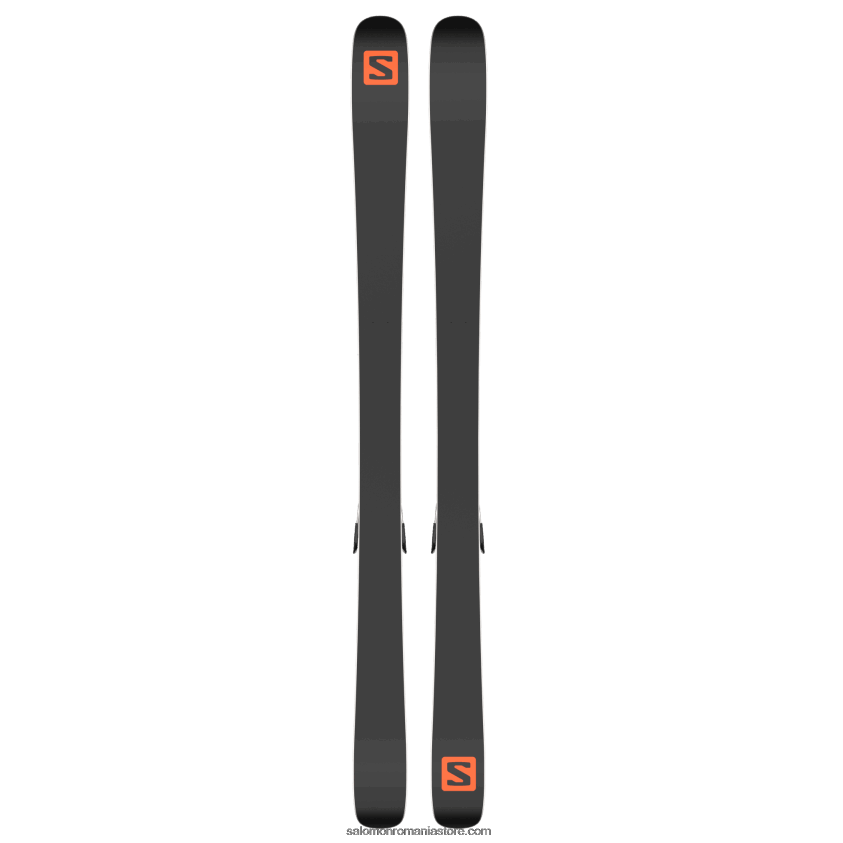 Salomon gri furtună/negru/ flacără pachet schi freestyle pentru femei - qst spark (și m10) 6D8X2J1018