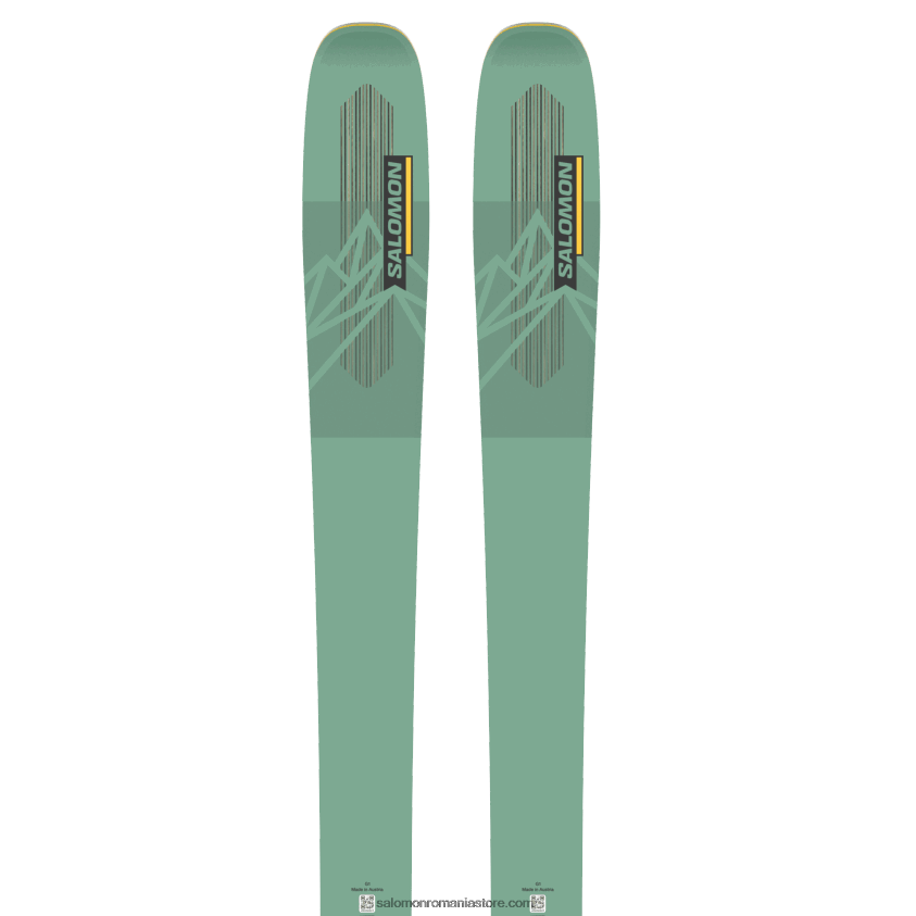 Salomon molid verde/energie solară/negru schiuri all-mountain pentru femei - qst 92 6D8X2J1008