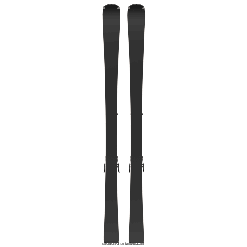 Salomon negru/coral neon/castelrock Pachet schi pe pistă pentru femei - s/force fx.80 (și m11) 6D8X2J1025