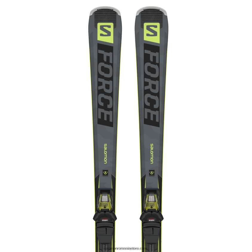 Salomon negru/pastel neon lime 1/castelrock Pachet schi pe pistă pentru femei - s/force fx.76 (și m11) 6D8X2J1015