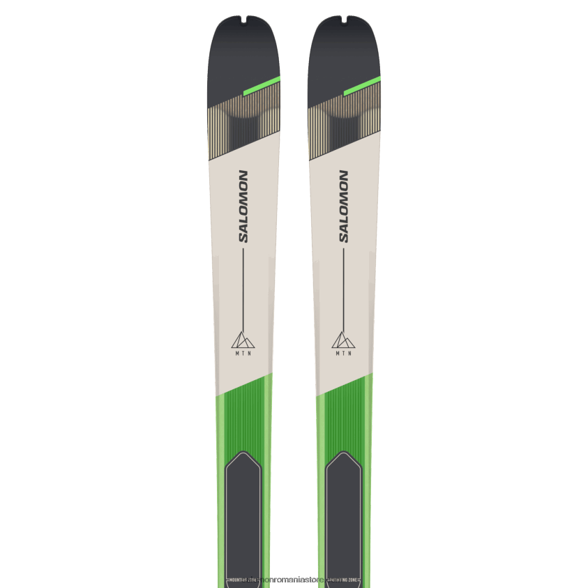 Salomon verde neon pastel 1/zi ploioasă/negru schiuri de turism pentru femei - mtn 86 pro 6D8X2J1010
