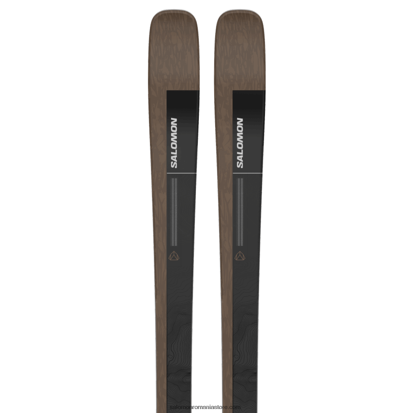 Salomon vidră/negru/argintiu metalic schiuri all-mountain pentru femei - poziție 84 6D8X2J1020