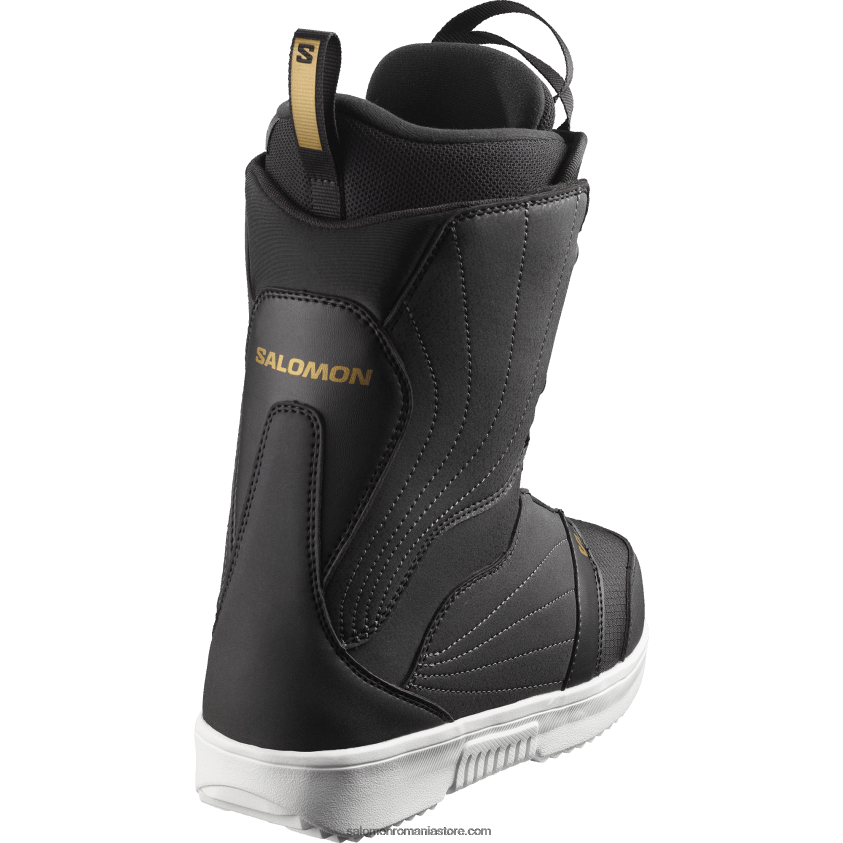 Salomon negru/alb/auriu cizme snowboard dama - boa perla 6D8X2J1319