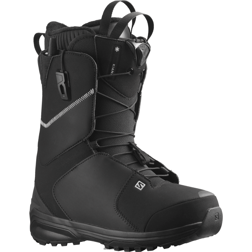 Salomon negru argintiu cizme snowboard dama - kiana 6D8X2J1322