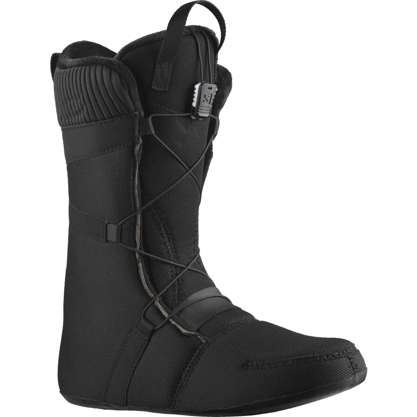 Salomon negru argintiu cizme snowboard dama - kiana dual boa 6D8X2J1316