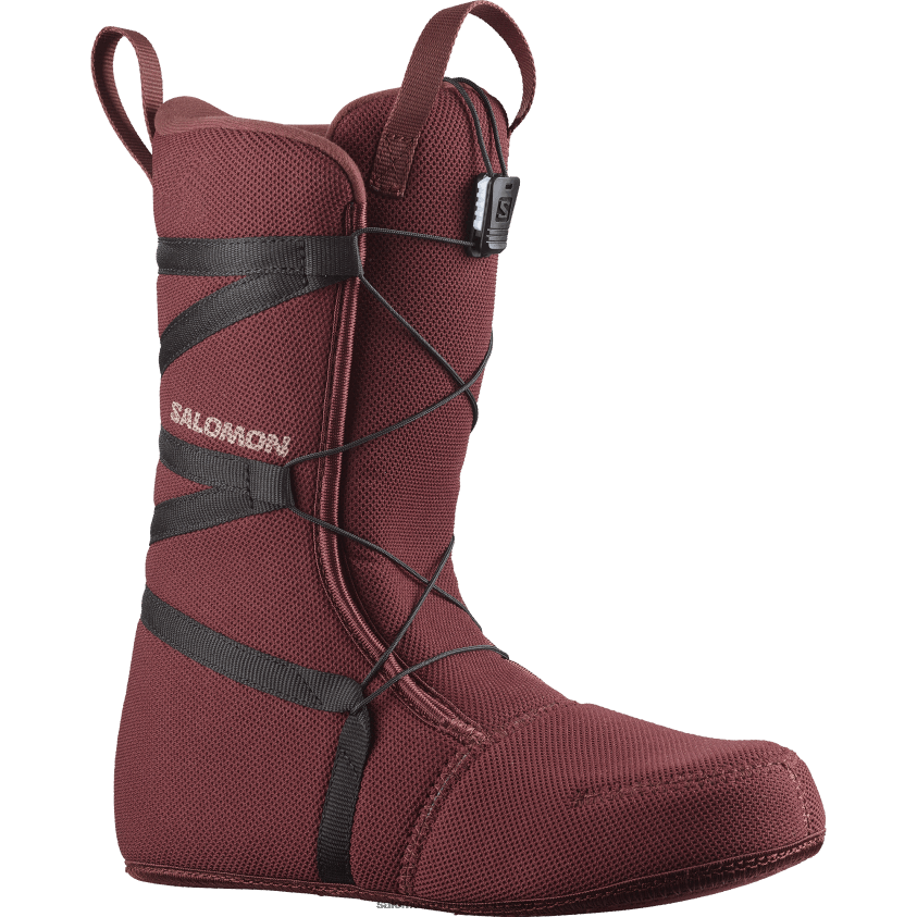 Salomon roz praf/visiniu/roz deschis cizme snowboard dama - boa perla 6D8X2J1318