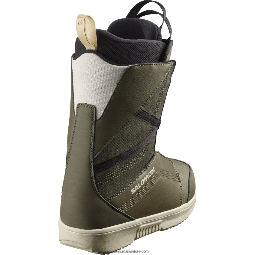Salomon verde armată-x/zi ploioasă/negru cizme snowboard dama - boa stacojie 6D8X2J1315