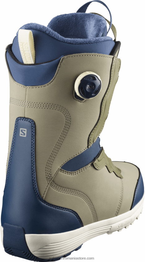 Salomon vetiver/verde lichen profund/albastru însemne cizme snowboard dama - ivy boa 6D8X2J1321
