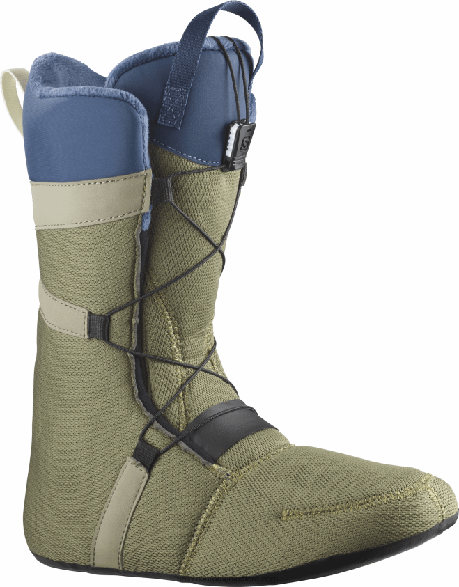 Salomon vetiver/verde lichen profund/albastru însemne cizme snowboard dama - ivy boa 6D8X2J1321