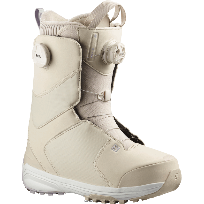 Salomon zi ploioasă/jacaranda/alb cizme snowboard dama - kiana dual boa 6D8X2J1317