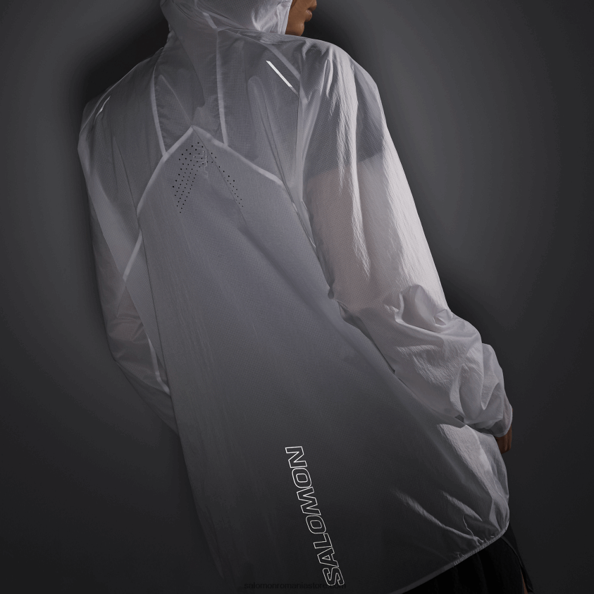 Salomon alb/negru adânc jachetă de vânt damă - bonatti aero wind 6D8X2J849