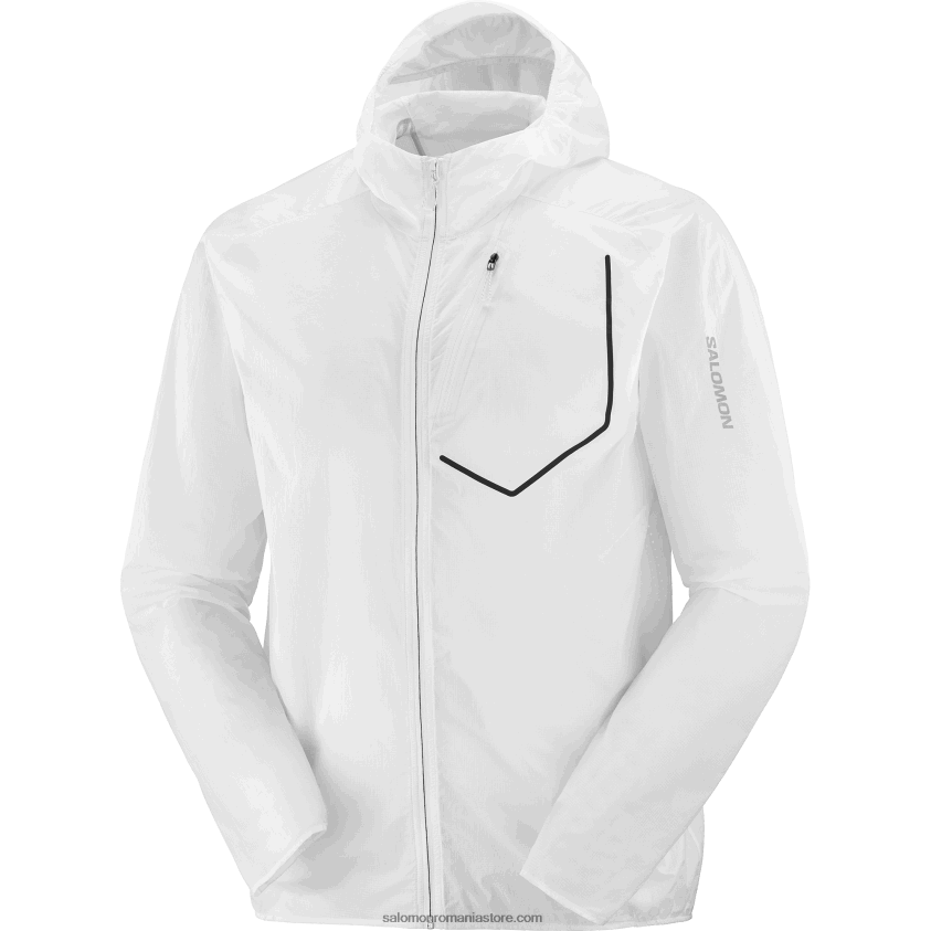 Salomon alb/negru adânc jachetă de vânt damă - bonatti aero wind 6D8X2J849