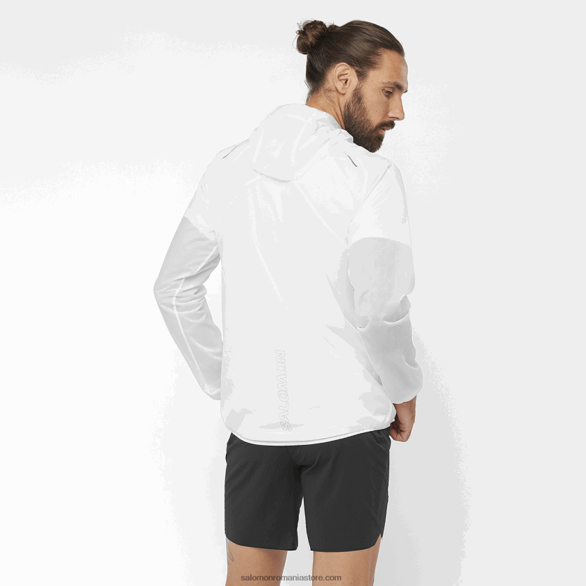 Salomon alb/negru adânc jachetă de vânt damă - bonatti aero wind 6D8X2J849