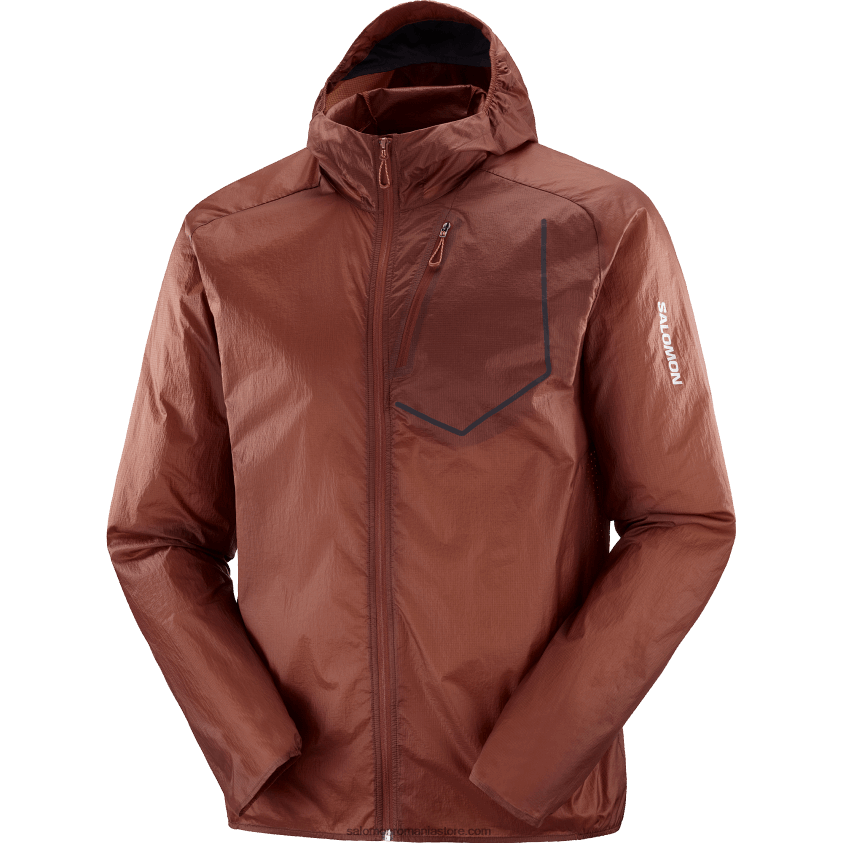 Salomon henna ars/ibis stacojiu jachetă de vânt damă - bonatti aero wind 6D8X2J850