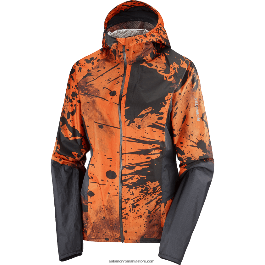 Salomon ibis stacojiu/ao/capsula jachetă shell de damă - impermeabilă bonatti 6D8X2J843