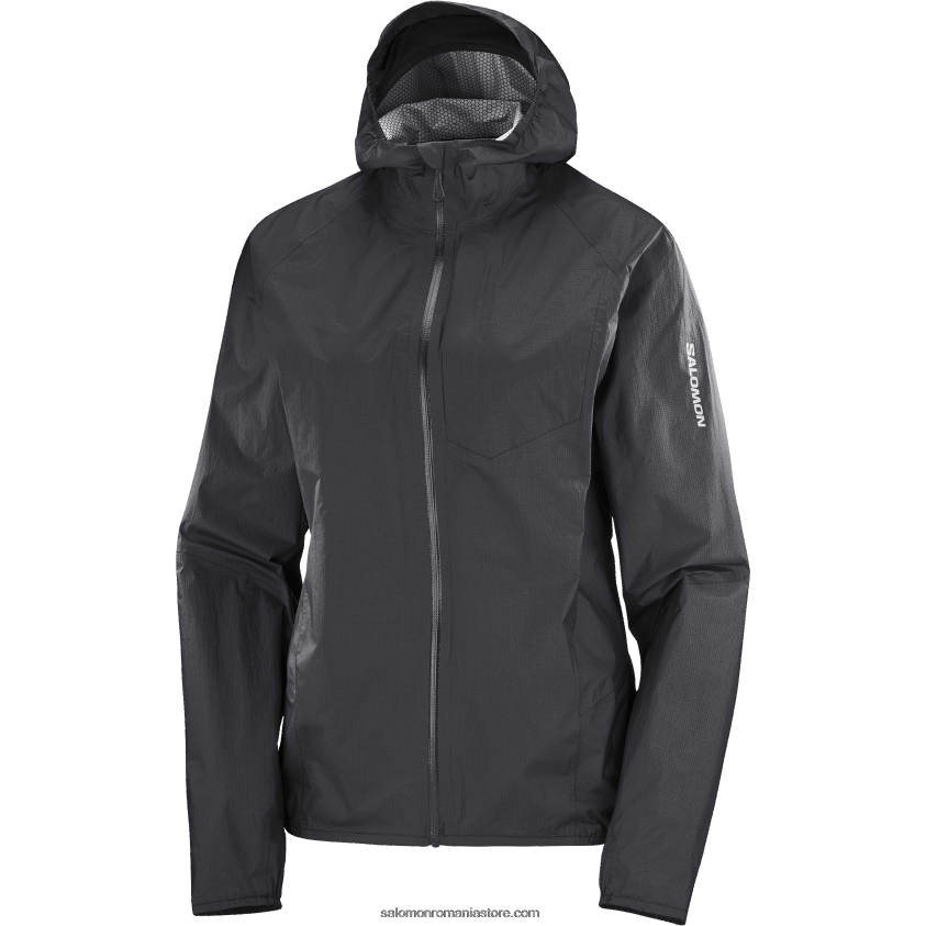 Salomon negru adânc/capsulă jachetă shell de damă - impermeabilă bonatti 6D8X2J840