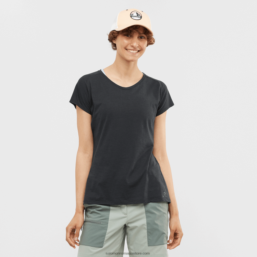 Salomon abanos tricou dama cu maneca scurta - forme esentiale 6D8X2J893