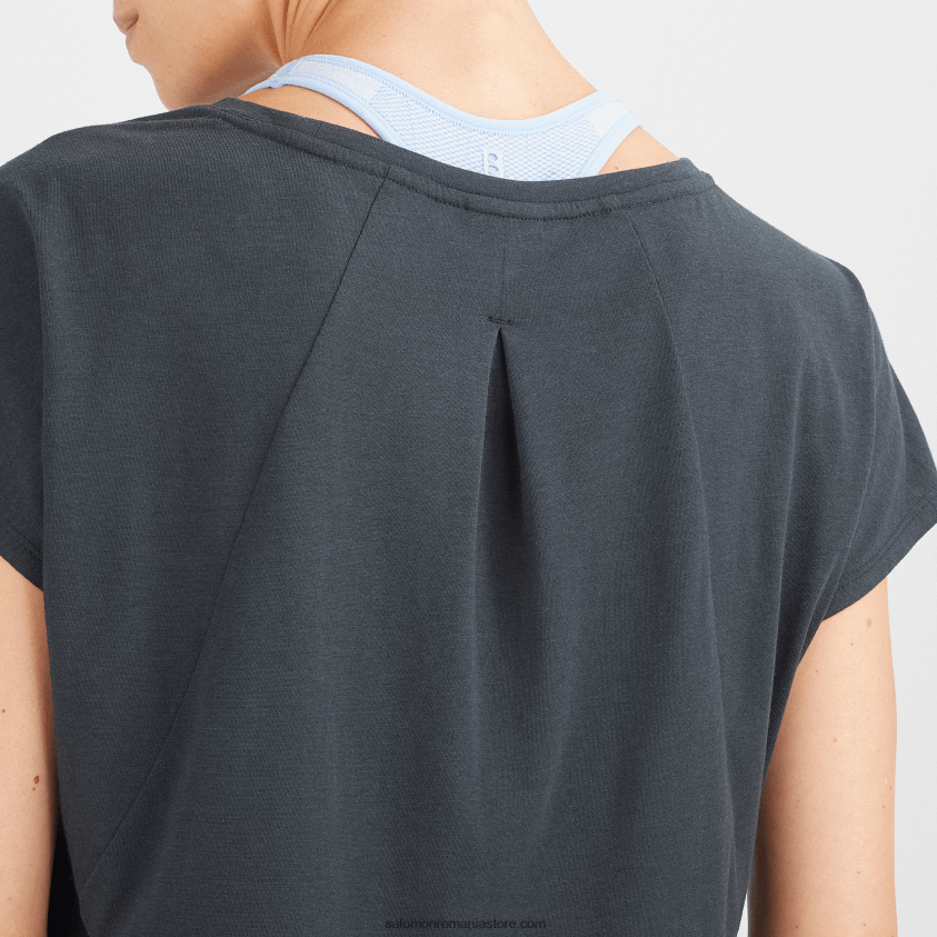 Salomon abanos tricou dama cu maneca scurta - forme esentiale 6D8X2J893