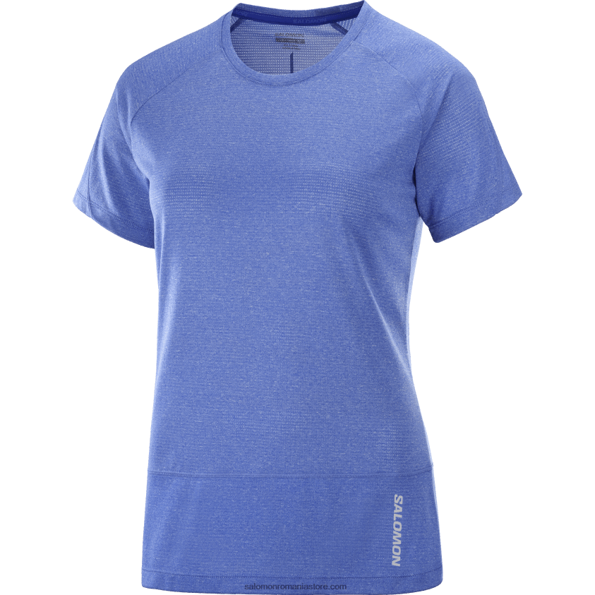 Salomon navigheaza pe internet tricou dama cu maneca scurta - cross run 6D8X2J877