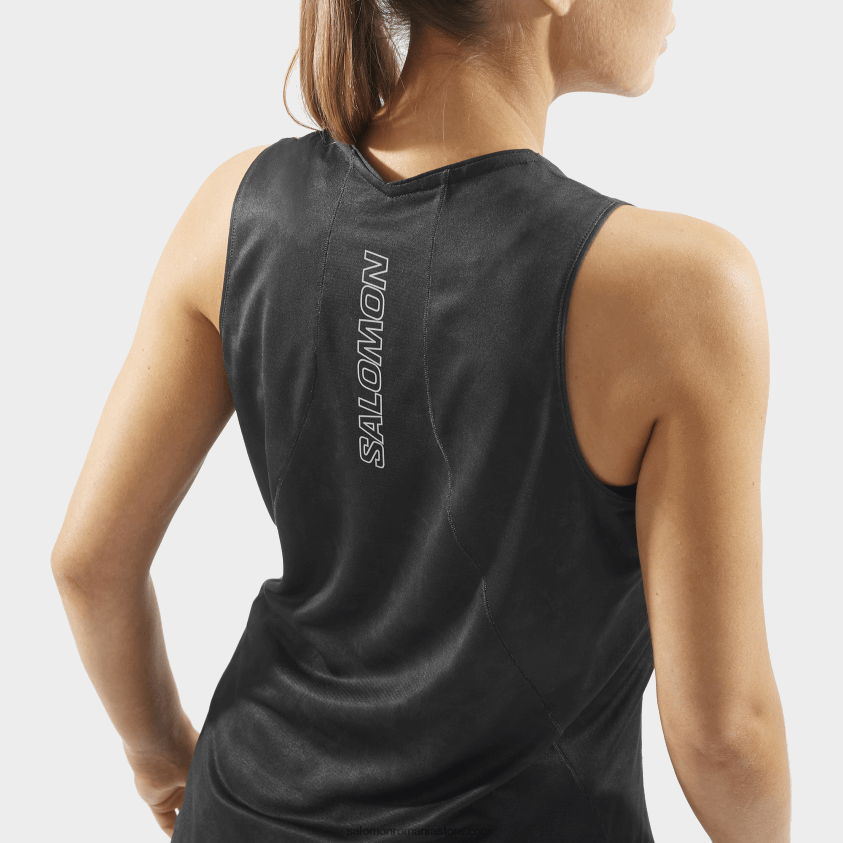 Salomon periscop/negru adânc tank pentru femei - sense aero 6D8X2J905