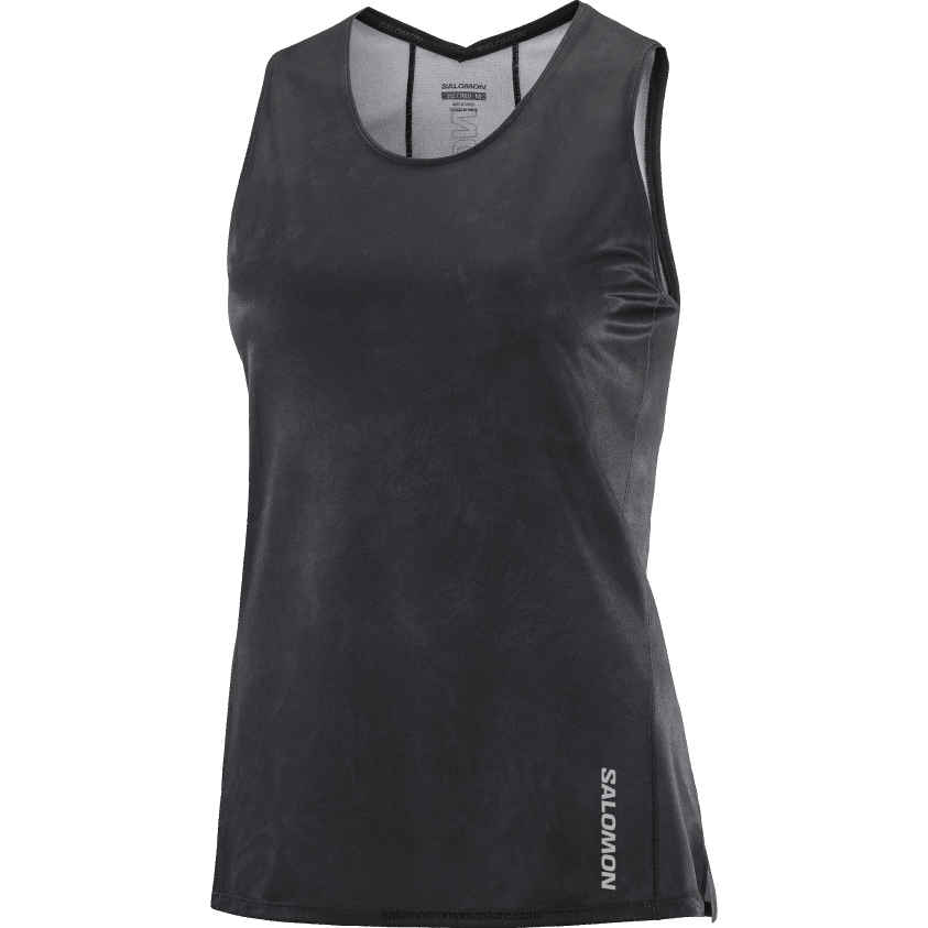 Salomon periscop/negru adânc tank pentru femei - sense aero 6D8X2J905