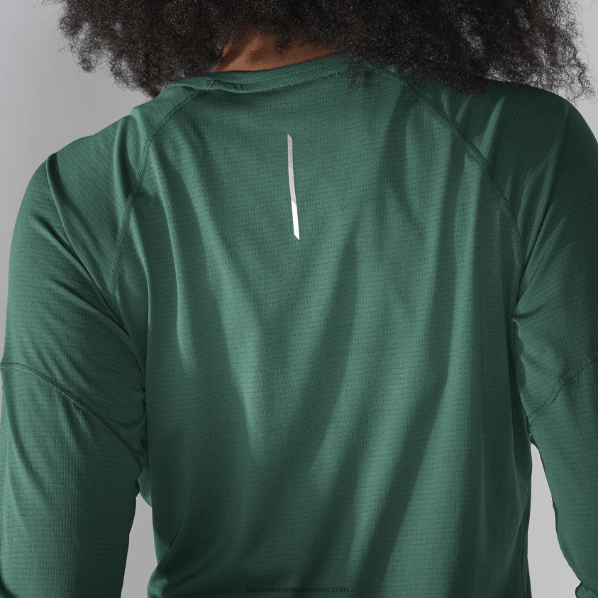 Salomon pin ponderosa tricou dama cu maneca lunga - cross run 6D8X2J921